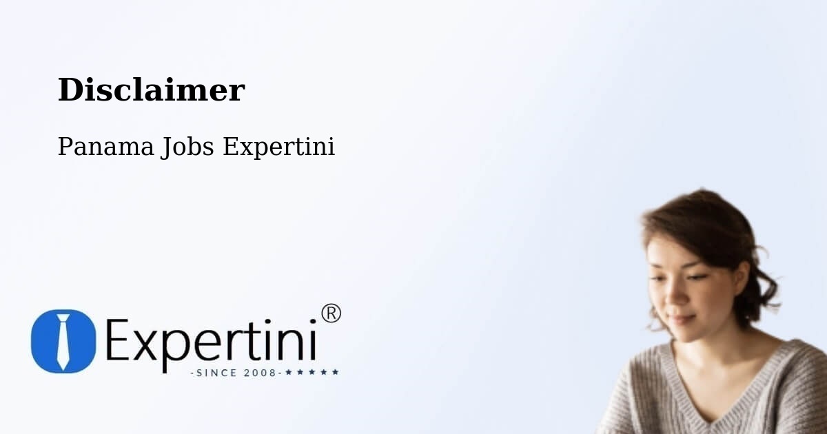 Disclaimer – Isla Bastimentos - Panama Jobs Expertini
